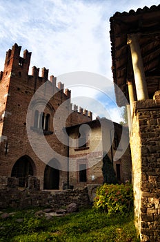 Tourist destination in northern Italy, Grazzano Visconti photo