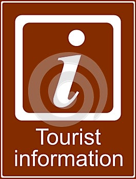 Tourist information point sign