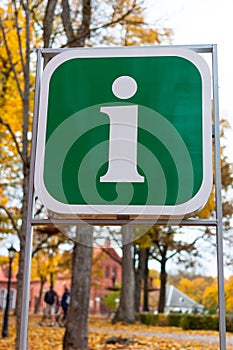 Tourist information sign