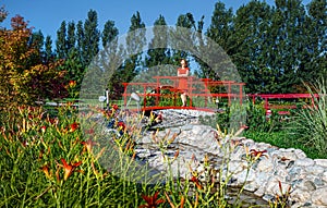 Tourist in Japanese Garden