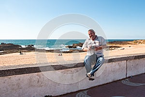 Tourist in a journey in through Morocco