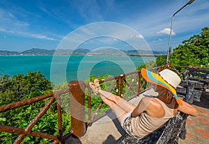 Tourist at Khao Khad View Point