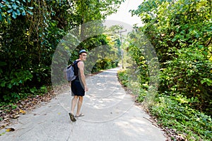 Tourist on Koh Mook island
