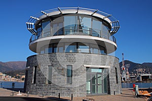 Tourist marina control tower