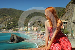 Tourist in Moterosso