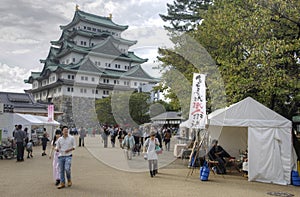 Tourist at Nagoya Castle