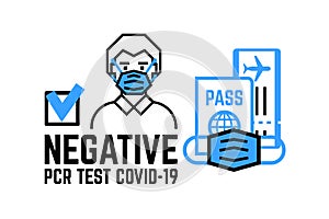 Tourist with negative result PCR Covid-19 test