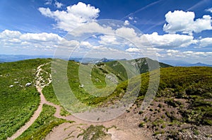 Tourist parh in National park Mala Fatra photo