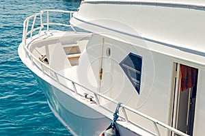 Tourist pleasure boats in the harbor of Sharm El Sheikh