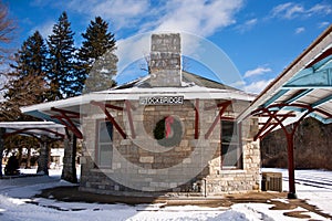 Tourist railway station photo