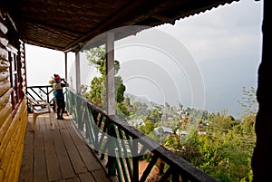 A tourist resort at hill top