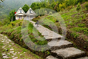 A tourist resort at hill top