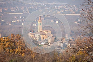 Tourist routes on the hills of modena and bologna savignano and montebudello