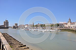 Tourist site of La Rochelle, France