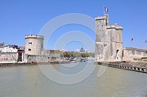 Tourist site of La Rochelle, France