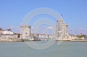 Tourist site of La Rochelle, France