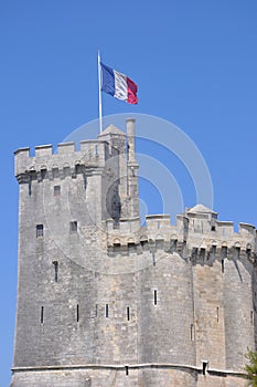 Tourist site of La Rochelle, France