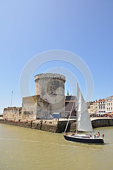 Tourist site of La Rochelle, France