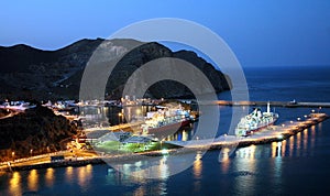 The tourist town of Al Hoceima in Morocco photo