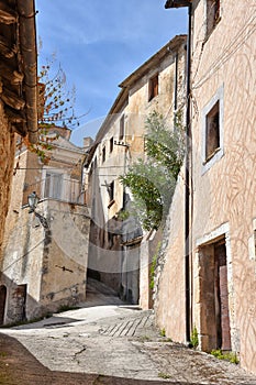 The tourist town of Alvito in the province of Frosinone. photo