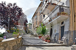 The tourist town of Alvito in the province of Frosinone. photo