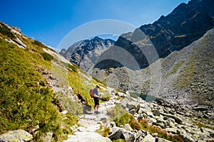 Turista vo Veľkej Studenej Doline