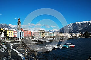 Touristic Ascona in Ticino, Switzerland photo