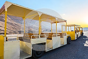 Touristic bus in Egypt