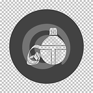Touristic flask  icon