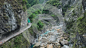 Touristic Hiking Trails in Taroko National Park in Hualien