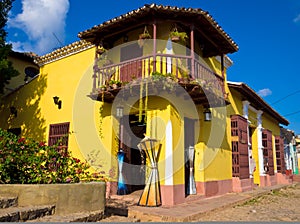 The touristic town of Trinidad in Cuba