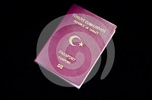 Touristic Turkish passport