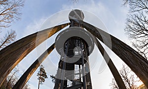 Touristic viewing tower in Freiburg