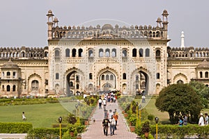 Tourists At The Bara Imambara