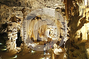 Tourists at the Cango Caves