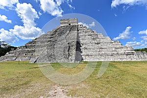 Tourists at ChichenItza Archaeological Complex-Yucatan-Mexico 234 photo