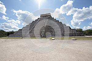 Tourists at ChichenItza Archaeological Complex -Yucatan-Mexico 221 photo