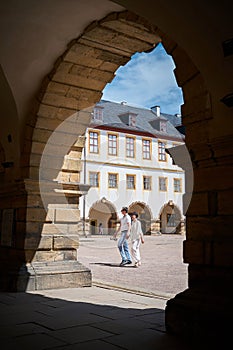castle Friedenstein in Gotha in Thuringia