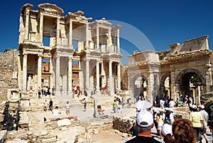 Tourists in Ephesus - Turkey