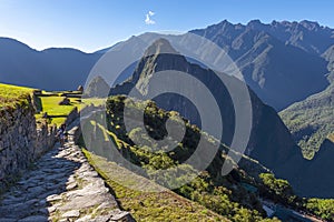 Inca Trail Tourists, Machu Picchu, Peru