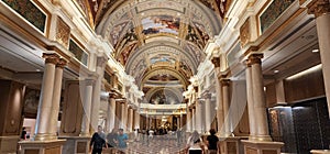 Tourists in one of lasvegas hotels