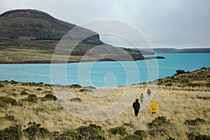 Tourists in Patagonia