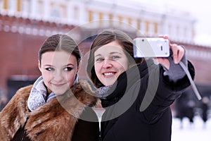 Tourists are photographed