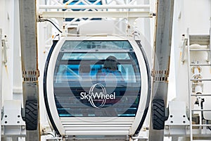 Tourists riding on Skywheel Myrtle Beach SC