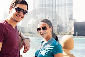 Tourists Sightseeing In Dubai