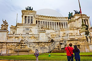 Altar of the Fatherland Altare della Patria landmark Rome  Italy