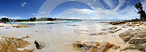 Tourists on vacation at Currarong Australia scenic Parorama