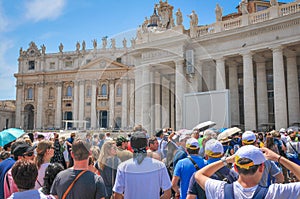 Tourists in Vatican, Rome, Italy
