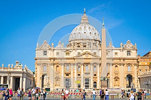 Tourists in Vatican, Rome, Italy