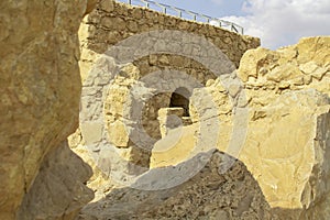 Tourists visit Massada, built by Herod the Great, and the ancient site of Jewish revolt against the Roman occupation of israel